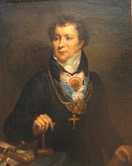Portrait of Ludwik Osinski., Antoni Brodowski